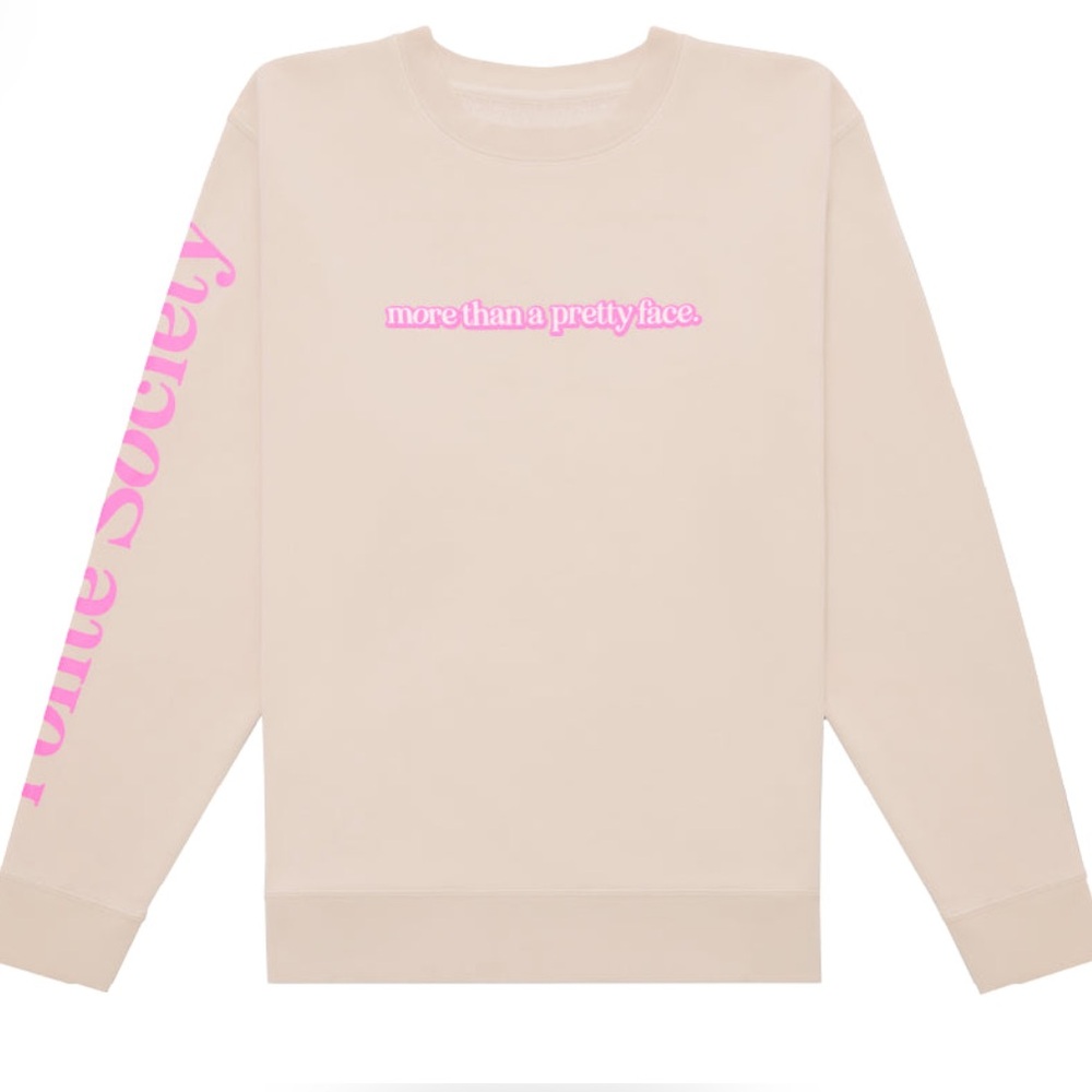 Polite Society Beige Sweatshirt
